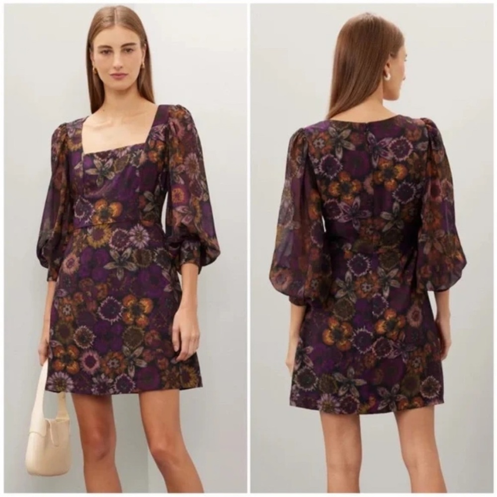 Slate & Willow Dark Florals Mini Dress‎ Size 2 (xsmall)